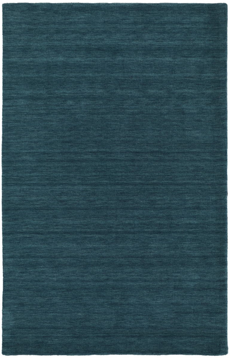 2 x 3 ft. Blue & Green Wool Hand Woven Stain Resistant Rectangle Area Rug - Blue Green - 2 x 3 ft.