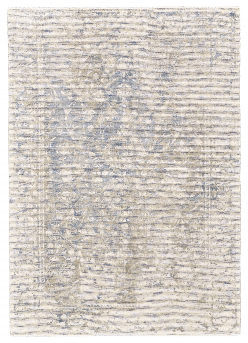 511821 2 x 3 ft. Ivory Blue & Tan Abstract Hand Woven Rectangle Area Rug