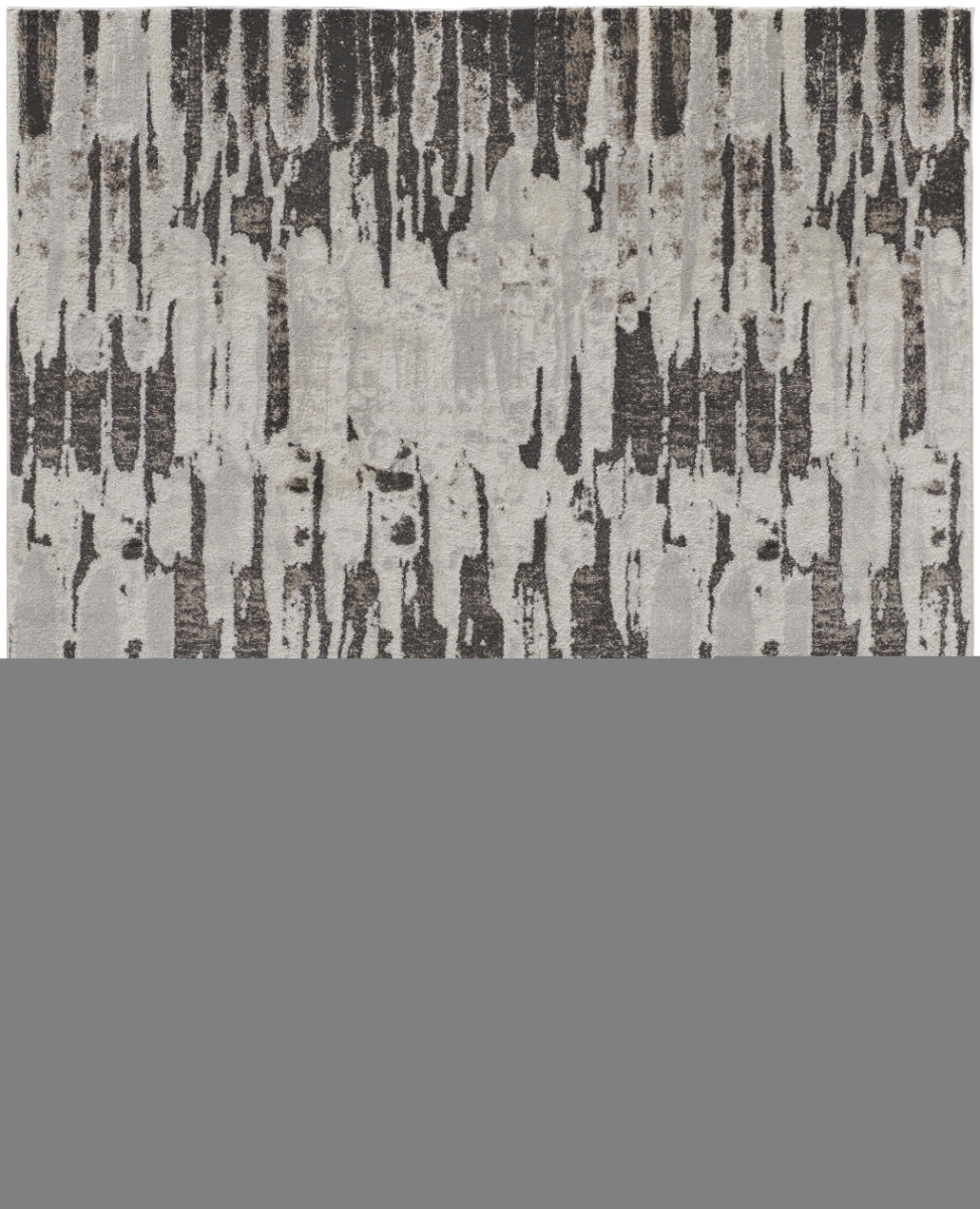 2 x 3 ft. Ivory Brown & Gray Abstract Power Loom Stain Resistant Rectangle Area Rug - Ivory Brown and Gray - 2 x 3 ft.