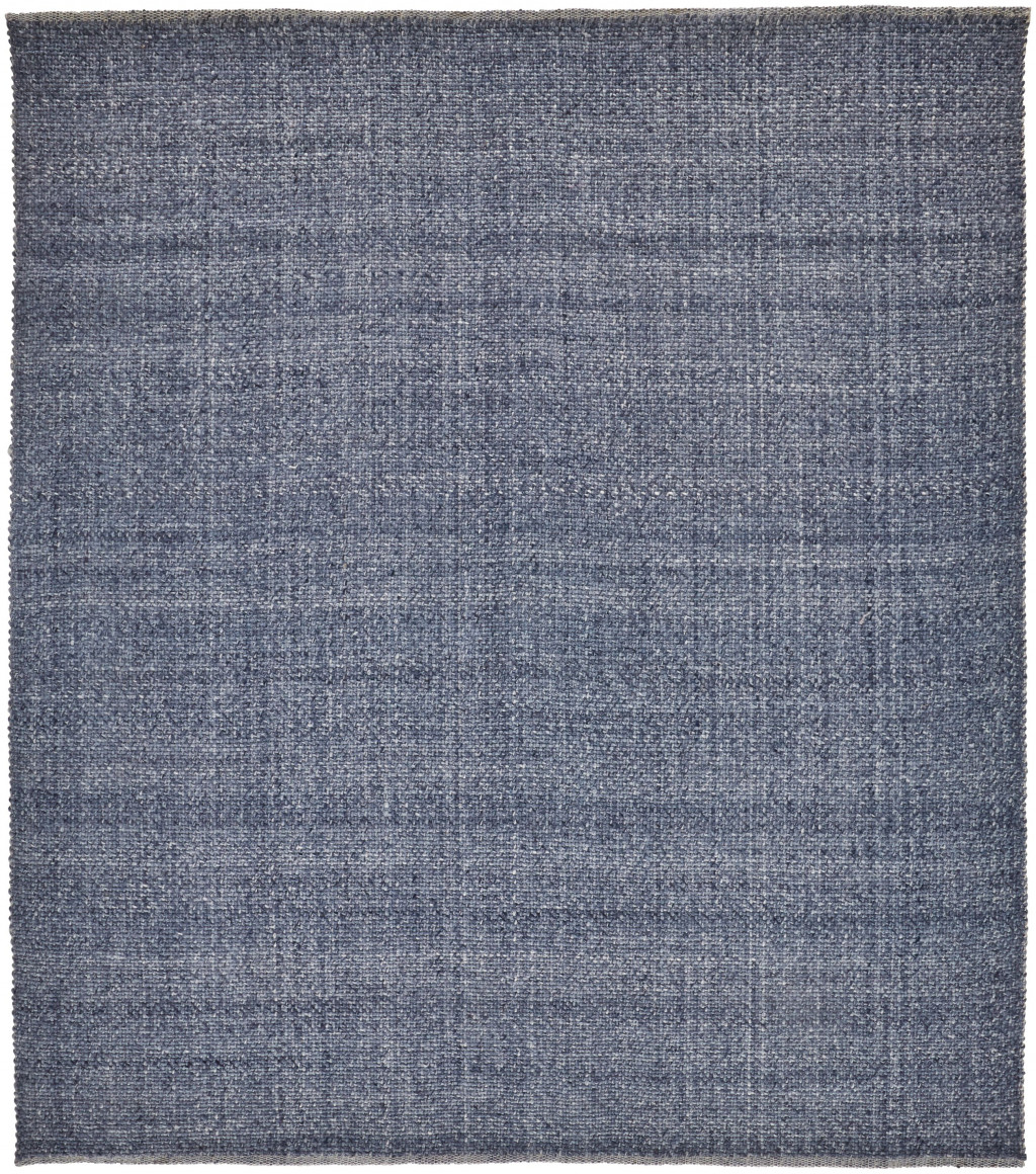 514580 9 x 12 ft. Blue Hand Woven Rectangle Area Rug