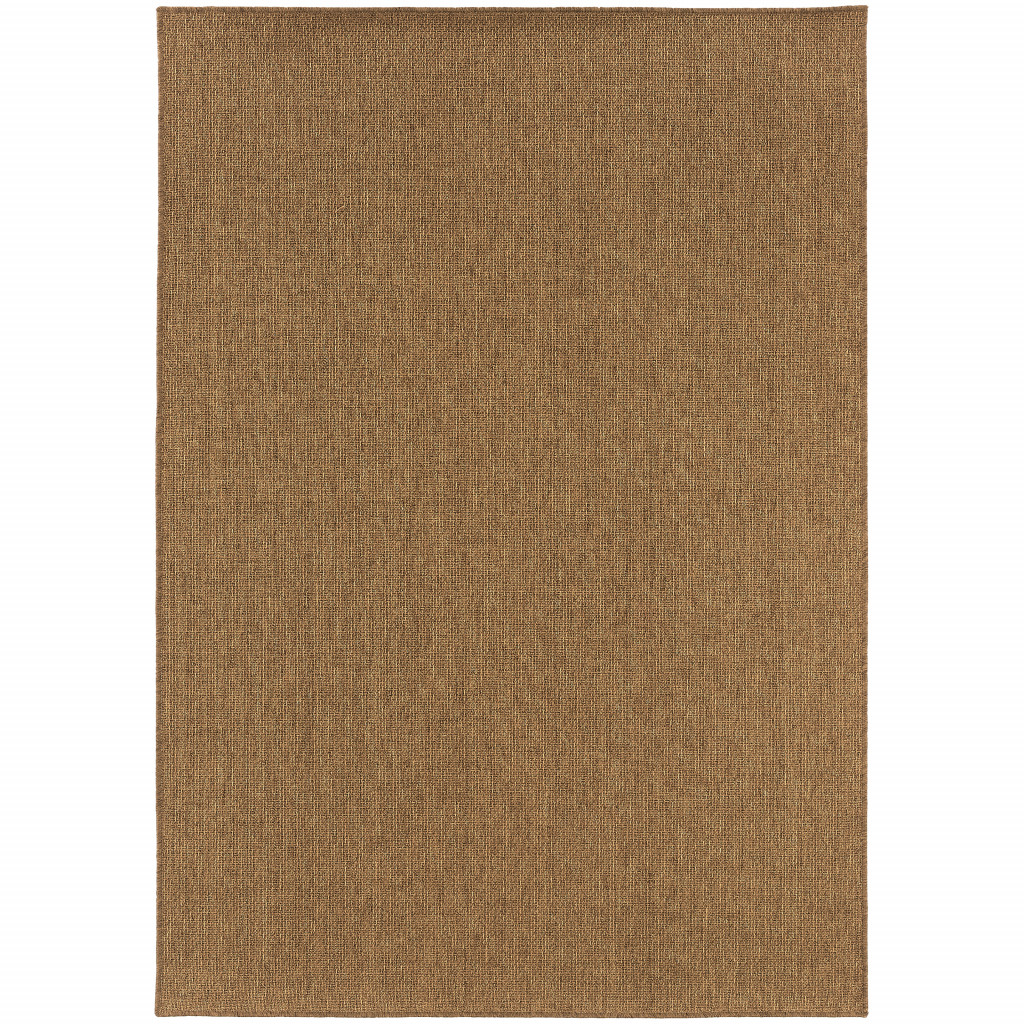 505575 8 x 11 ft. Tan Stain Resistant Indoor & Outdoor Rectangle Area Rug