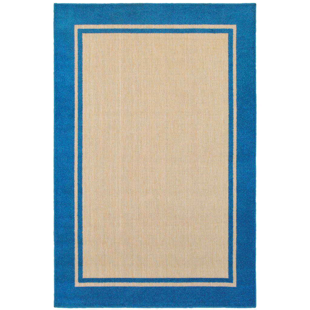 507577 2 x 4 ft. Sand Stain Resistant Indoor & Outdoor Rectangle Area Rug