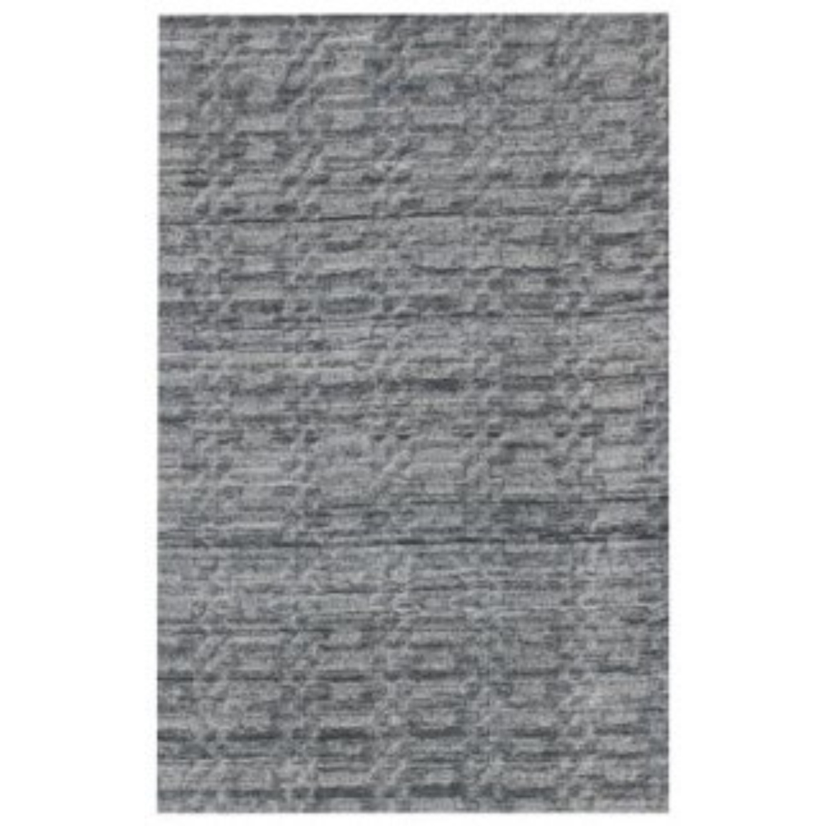 9 x 12 ft. Blue & Charcoal Hand Loomed Rectangle Area Rug