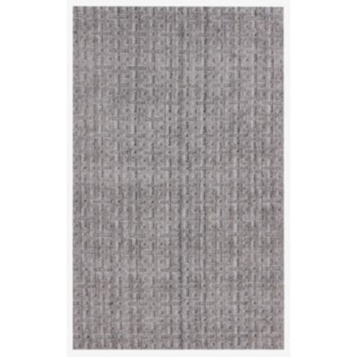 9 x 12 ft. Tan & Charcoal Medallion Hand Loomed Rectangle Area Rug