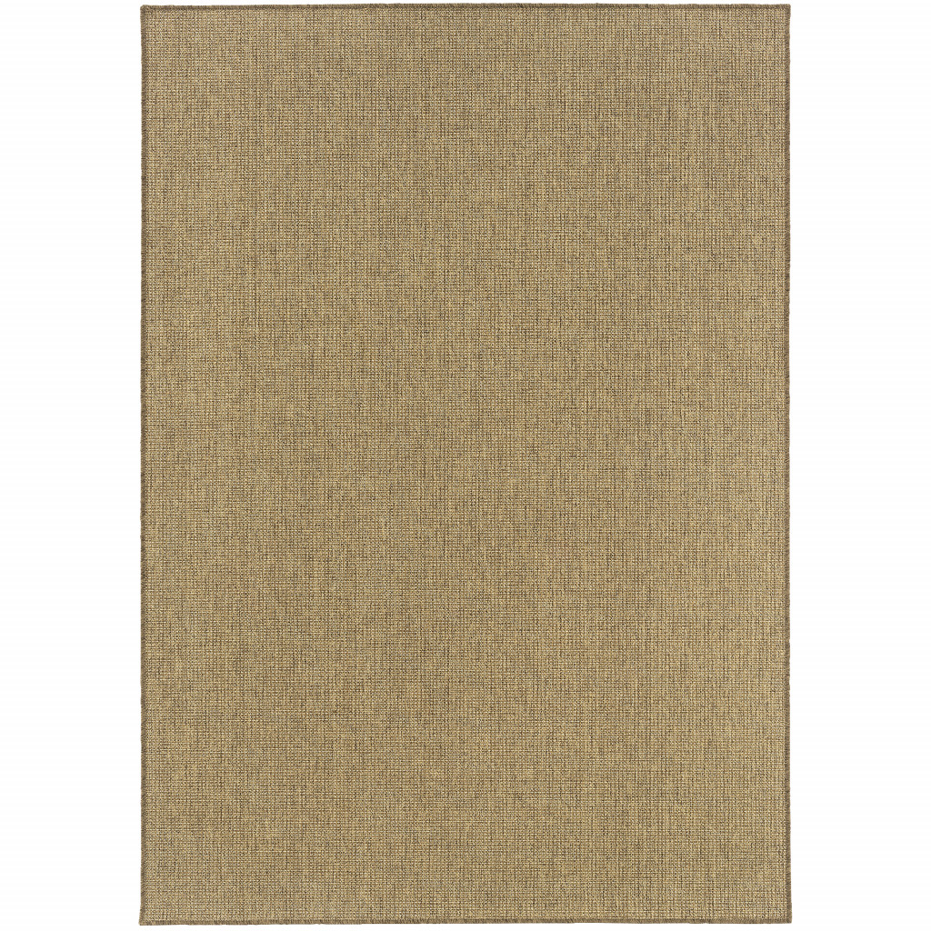 506892 2 x 4 ft. Tan Stain Resistant Indoor & Outdoor Rectangle Area Rug