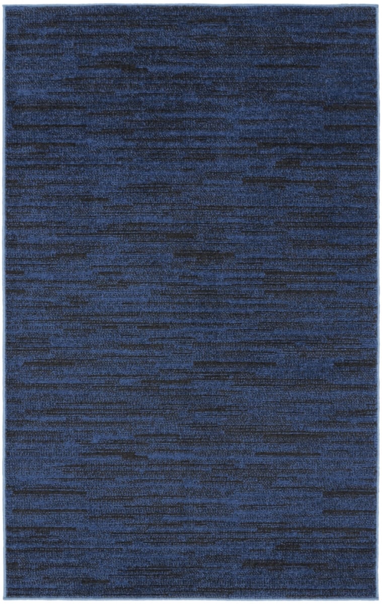 3 x 5 ft. Midnight Blue Non Skid Indoor & Outdoor Rectangle Area Rug - Midnight Blue - 3 x 5 ft.