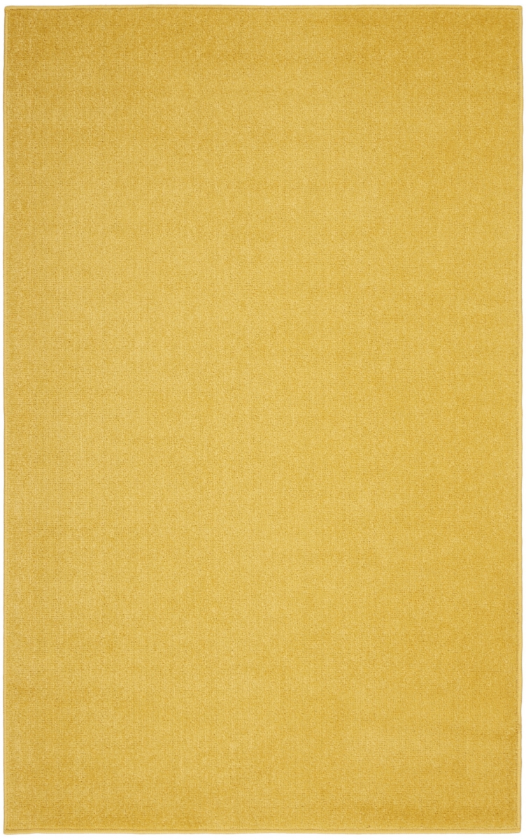 3 x 5 ft. Yellow Non Skid Indoor & Outdoor Rectangle Area Rug - Yellow - 3 x 5 ft.