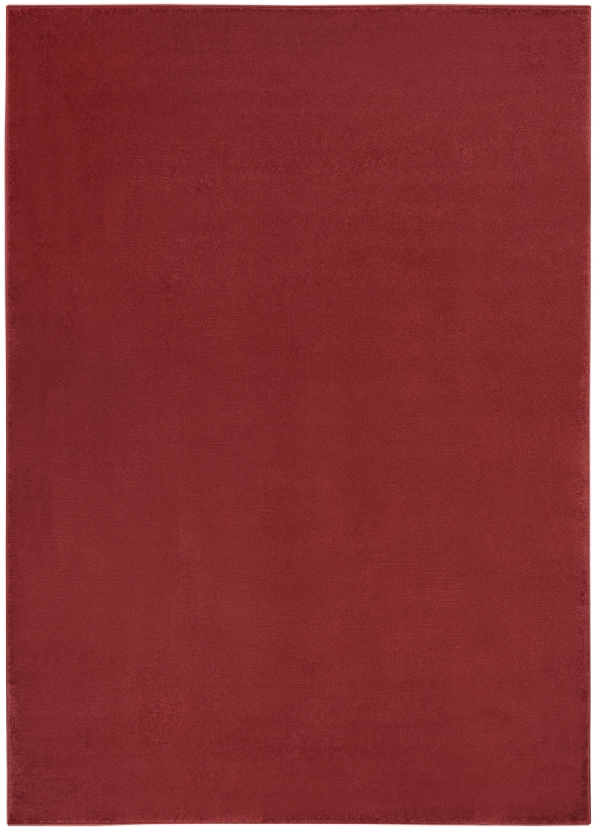 479479 5 x 7 ft. Brick Red Non Skid Indoor & Outdoor Rectangle Area Rug