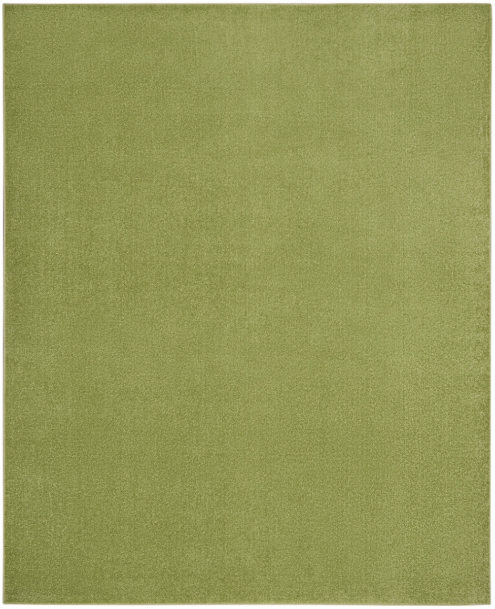 479487 10 x 14 ft. Green Non Skid Indoor & Outdoor Rectangle Area Rug