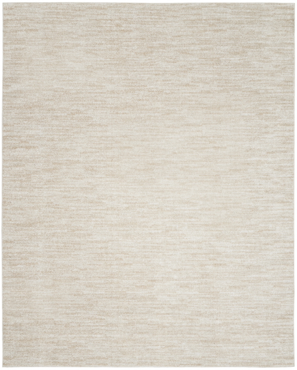 8 x 10 ft. Ivory & Beige Non Skid Indoor & Outdoor Rectangle Area Rug - Beige and Ivory - 25in. H x 96in. W x 120in. D