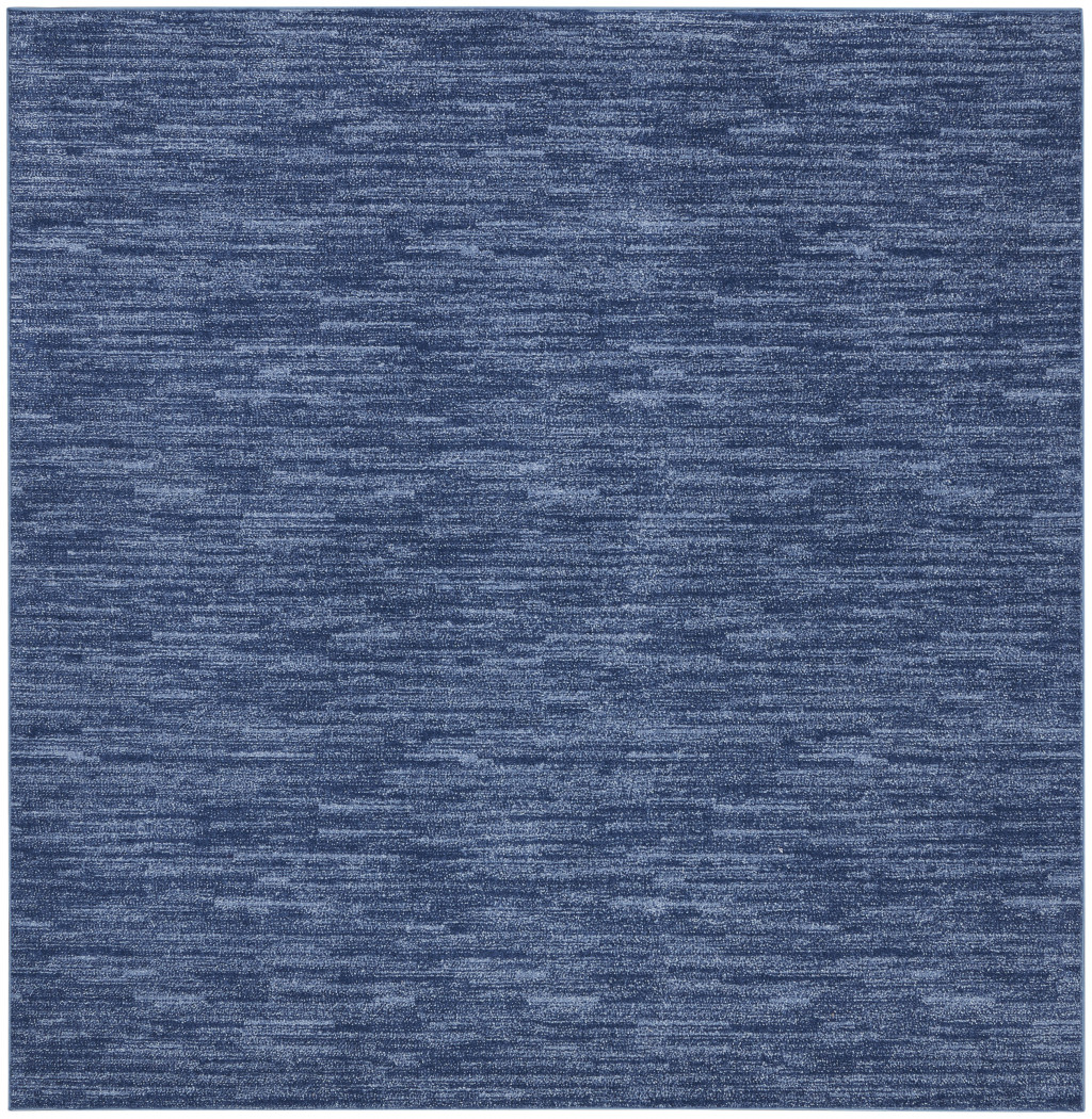 479534 7 x 7 ft. Navy Blue Non Skid Indoor & Outdoor Square Area Rug