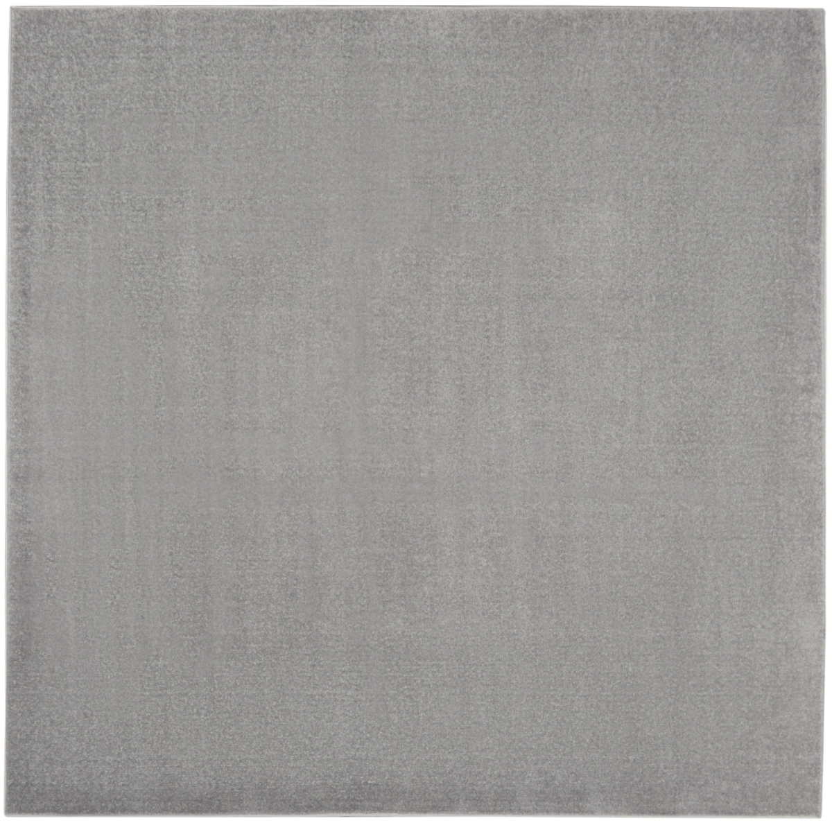 479584 7 x 7 ft. Silver Gray Non Skid Indoor & Outdoor Square Area Rug