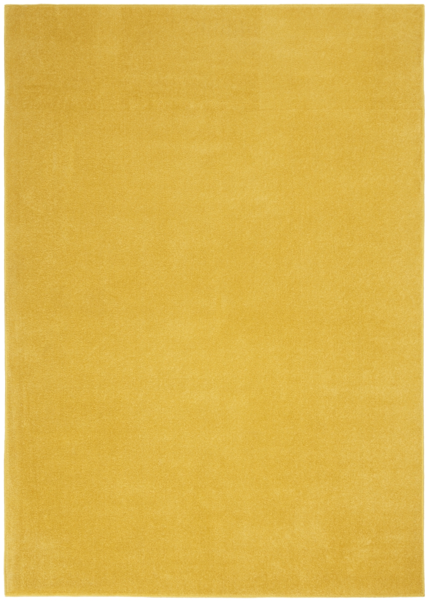 479633 5 x 7 ft. Yellow Non Skid Indoor & Outdoor Rectangle Area Rug