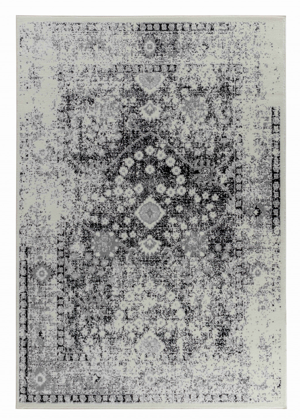 506636 7 x 10 ft. Brown Abstract Rectangle Area Rug