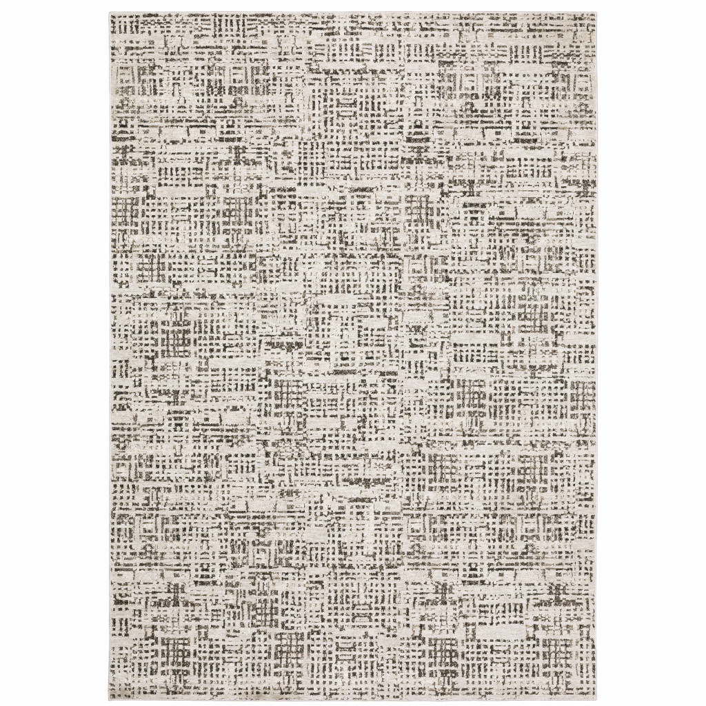 3 x 5 ft. Abstract Power Loomed Stain Resistant Rectangle Area Rug - Multi Color