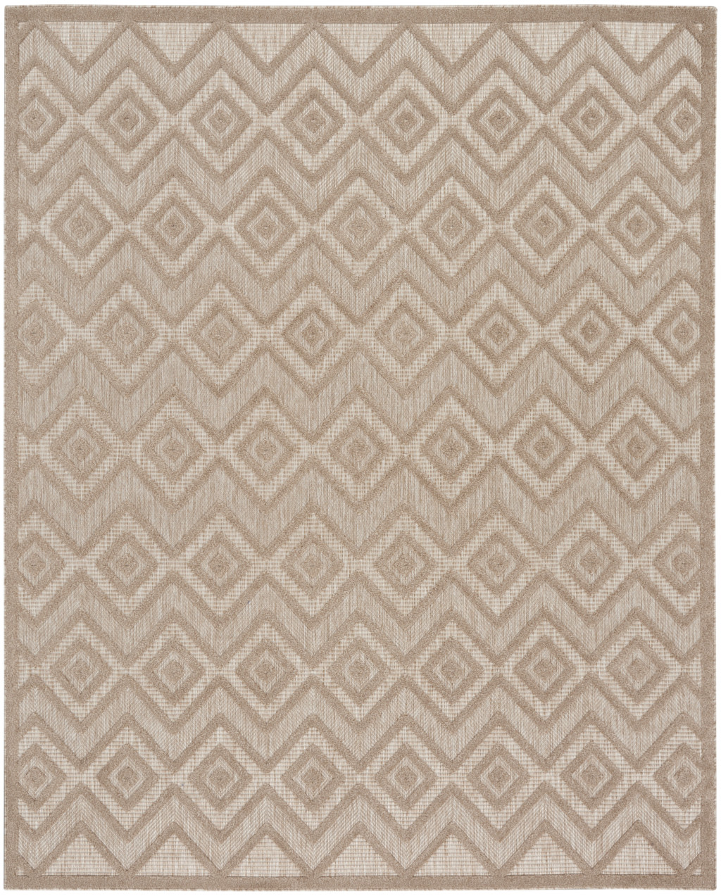 522108 8 x 10 ft. Beige Geometric Flatweave Rectangle Area Rug