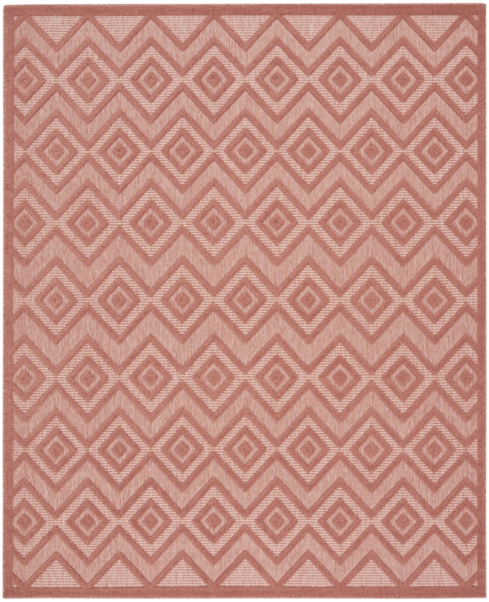 522126 7 x 10 ft. Orange Geometric Flatweave Rectangle Area Rug