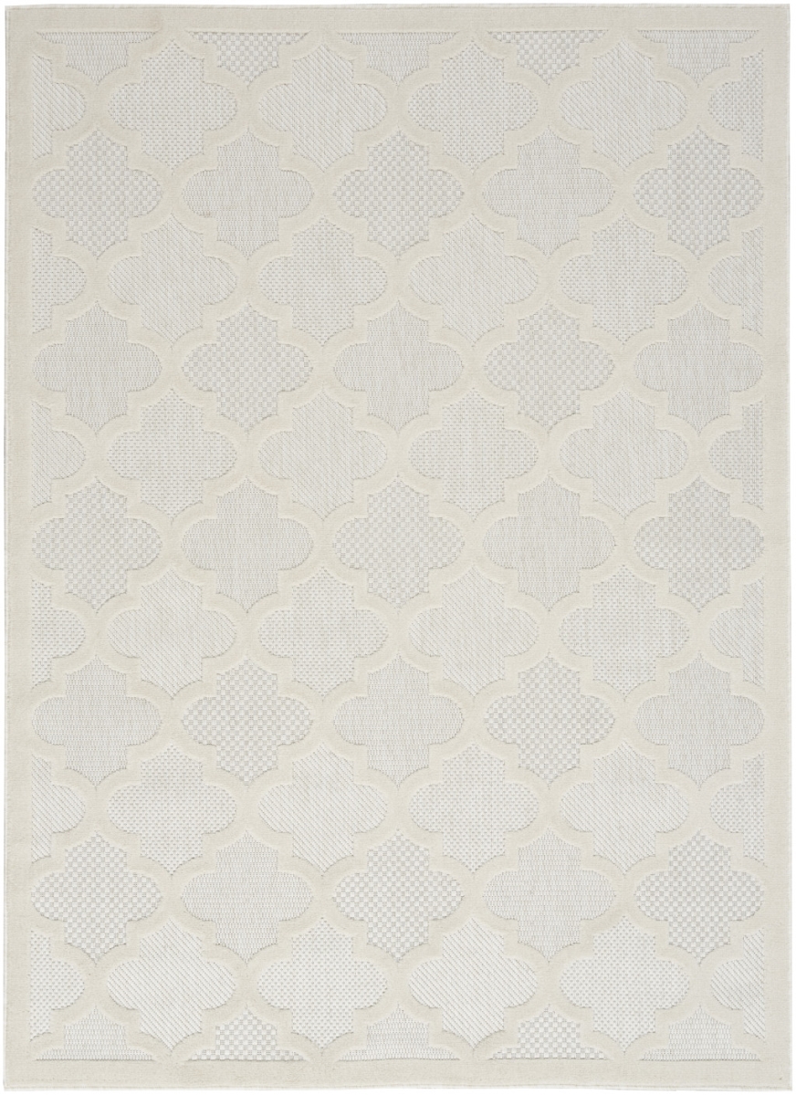 6 x 9 ft. Cream Geometric Flatweave Rectangle Area Rug