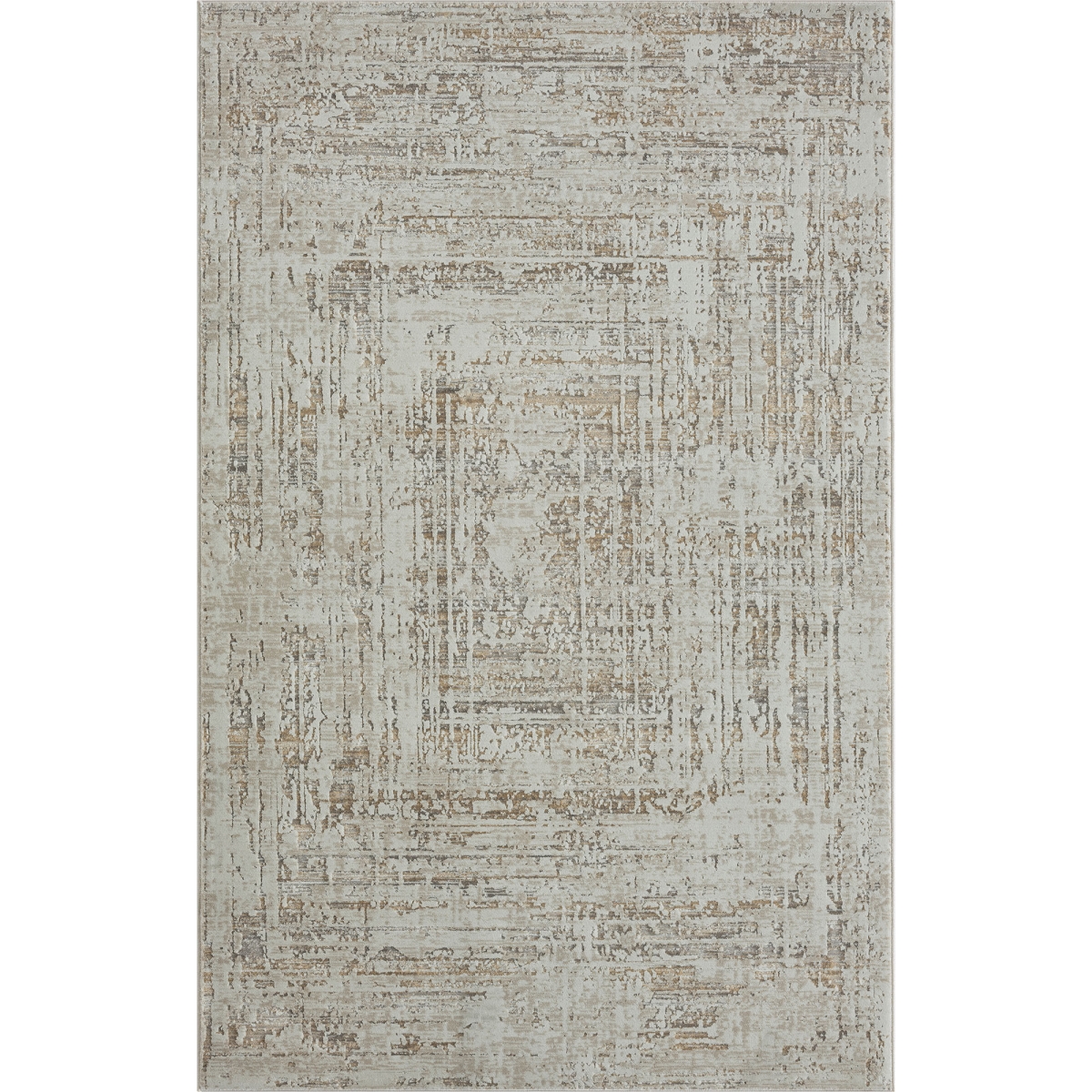 515951 5 x 8 ft. Beige Abstract Distressed Rectangle Area Rug