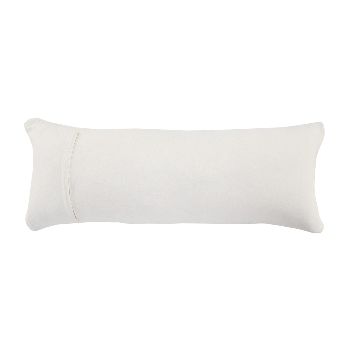 14 x 14 x 36 in. White Geometric Zippered Polyester Throw Pillow - Set of 2