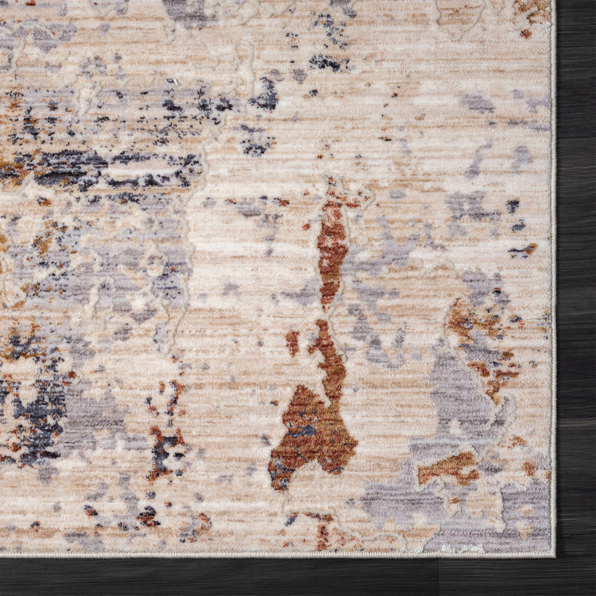 516033 8 x 10 ft. Beige Abstract Rectangle Area Rug