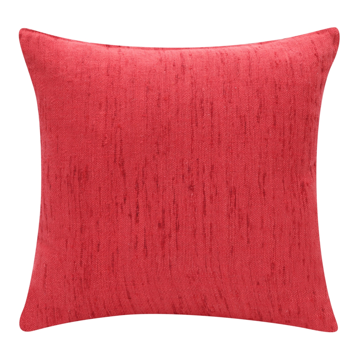 4 x 20 x 20 in. Pink Solid Color Zippered Linen Throw Pillow - Set of 2