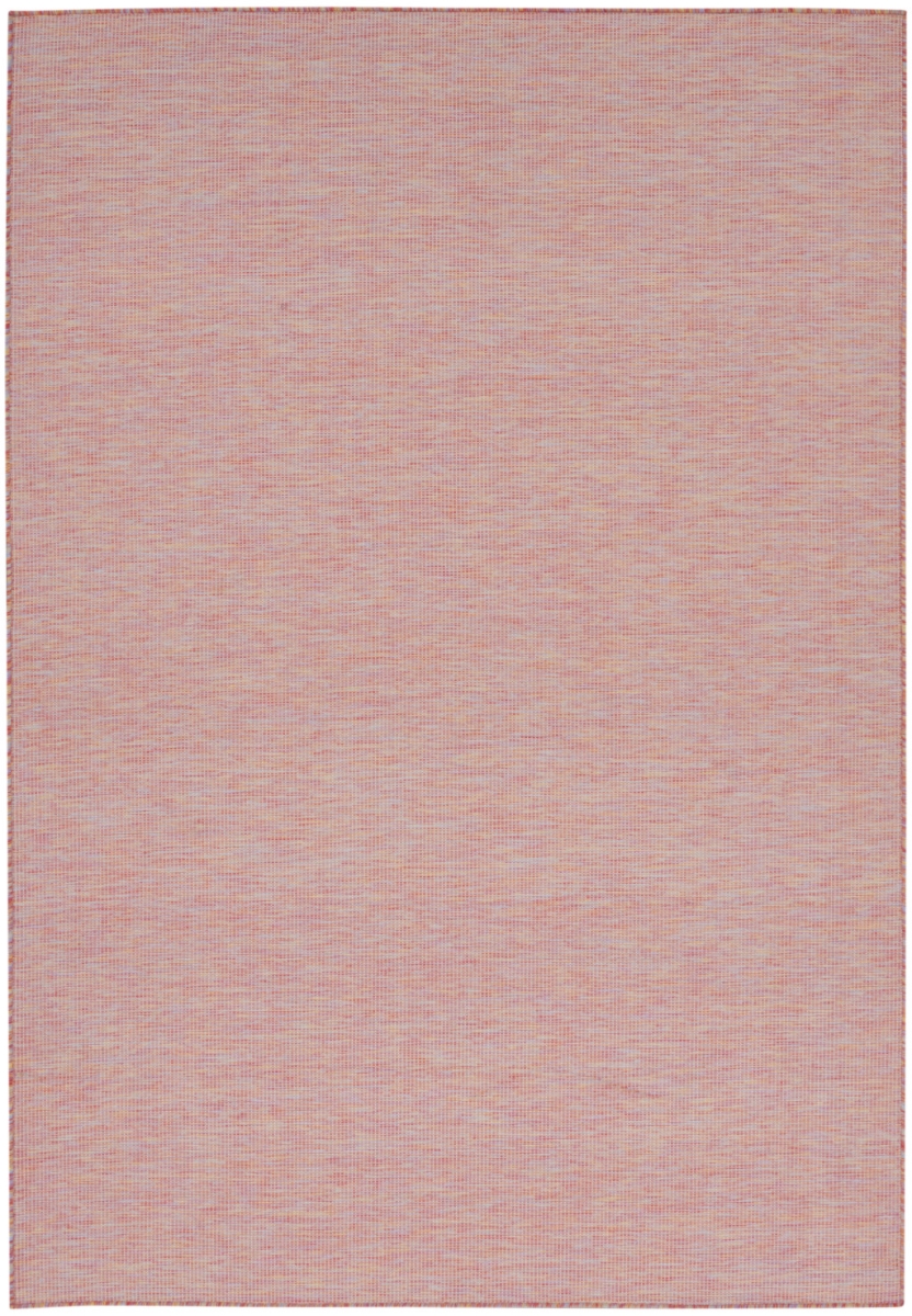 8 x 10 ft. Power Loom Rectangle Area Rug - Dark Red