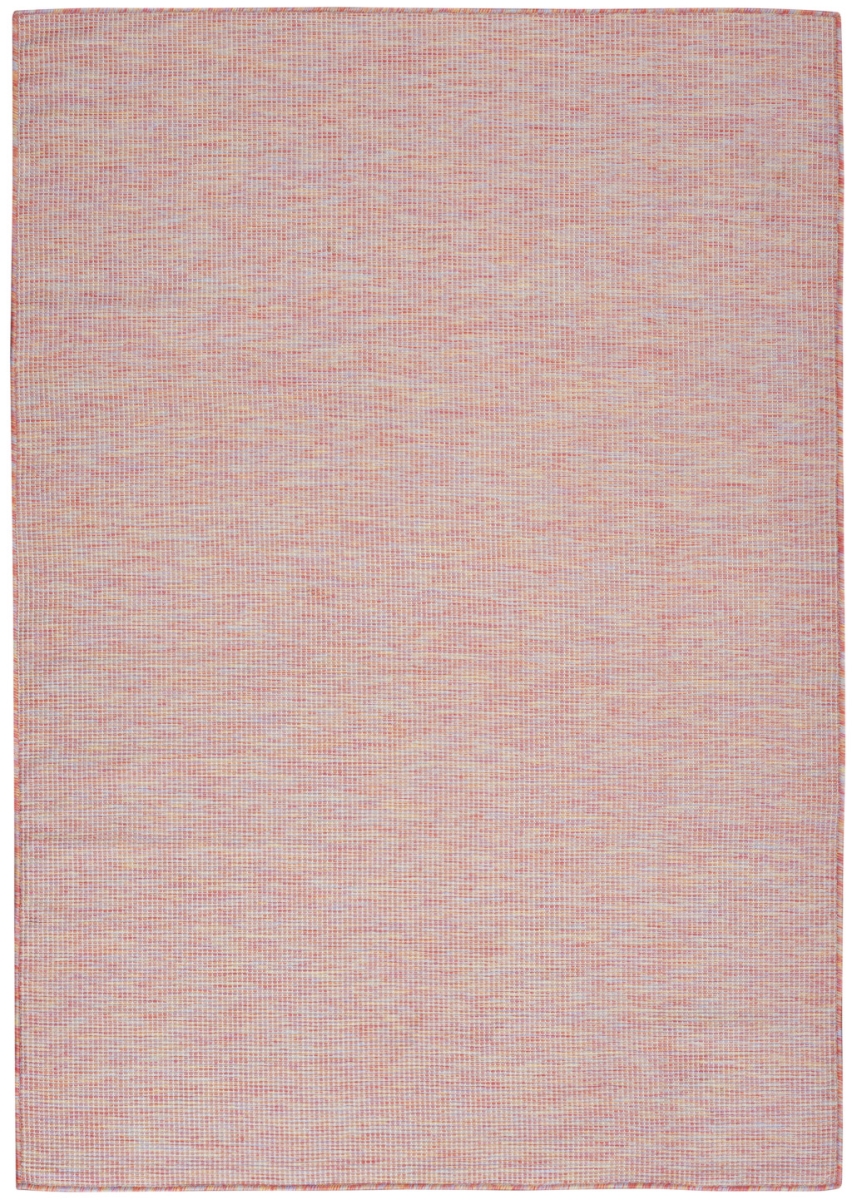 4 x 6 ft. Dark Red Power Loom Area Rug