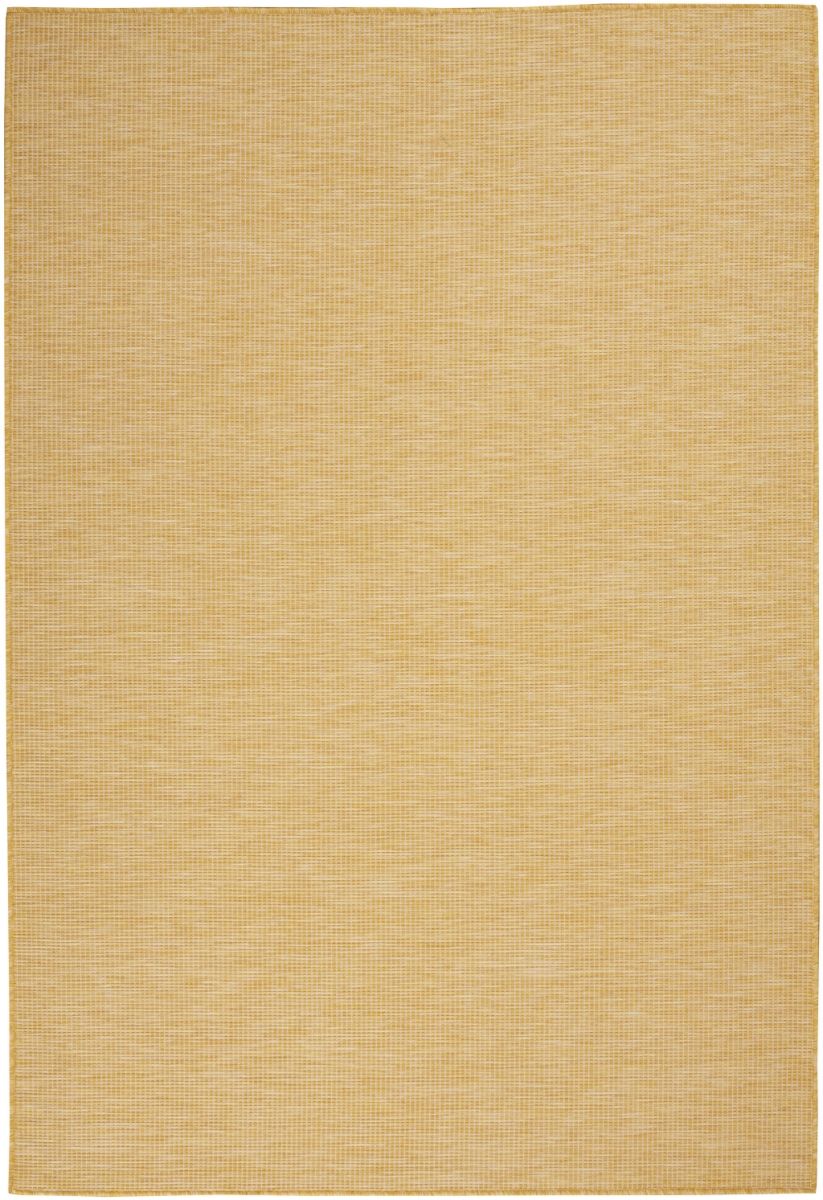 522598 5 x 7 ft. Yellow Power Loom Rectangle Area Rug