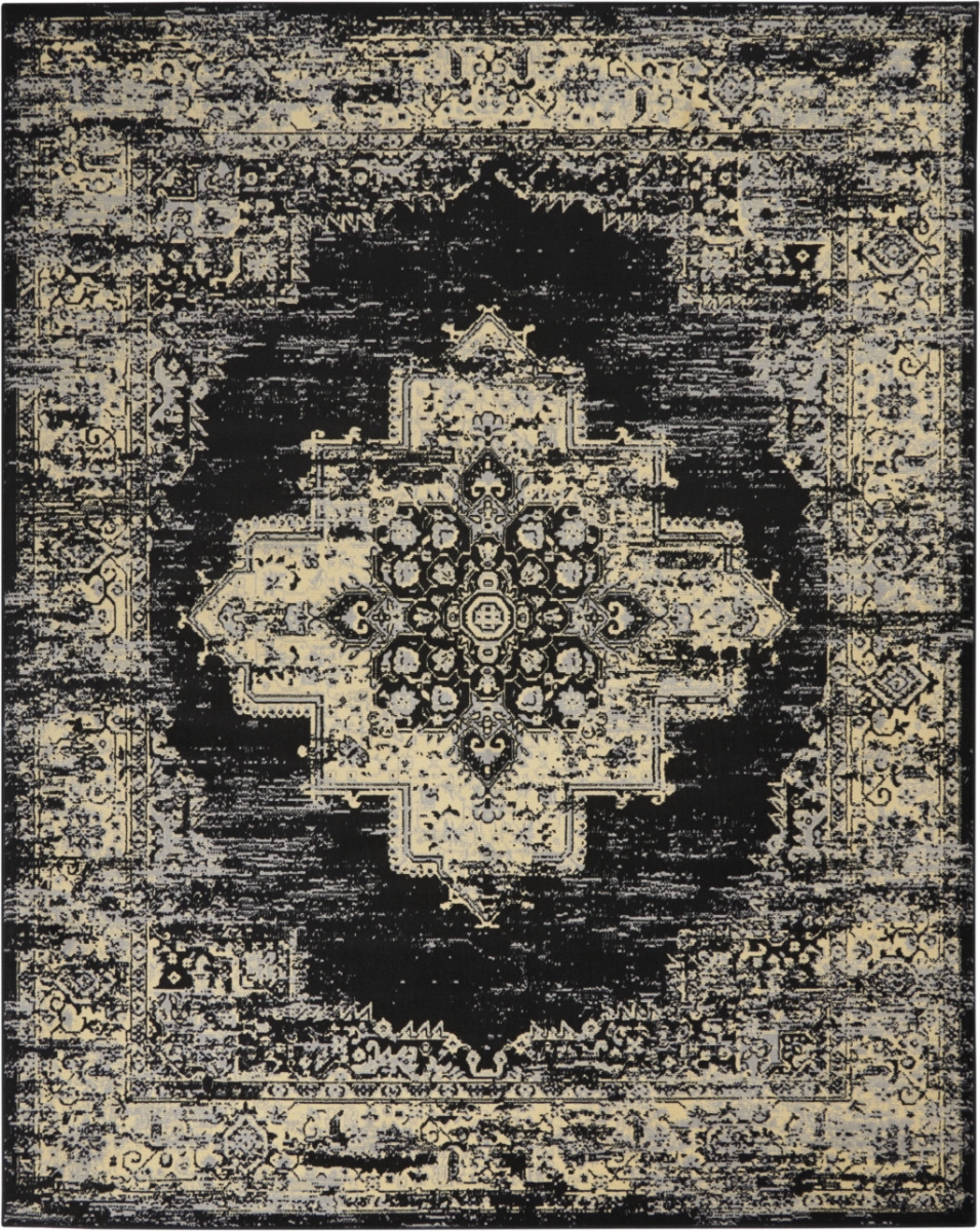 8 x 10 ft. Damask Power Loom Rectangle Area Rug - Cream