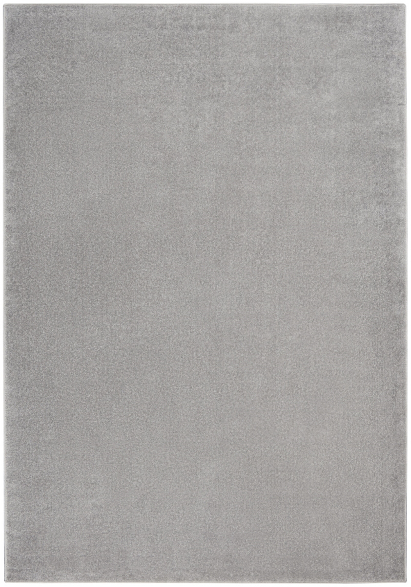5 x 8 ft. Gray Power Loom Rectangle Area Rug