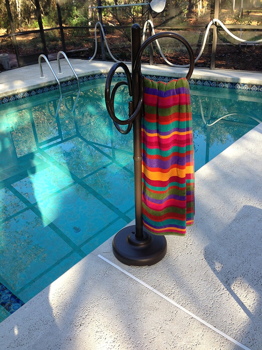 402BRZ Designer Towel Stand, Bronze