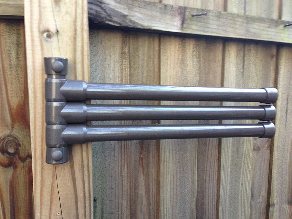 WM6-BRZ Wall Mount 6 Bar Towel Rack, Bronze