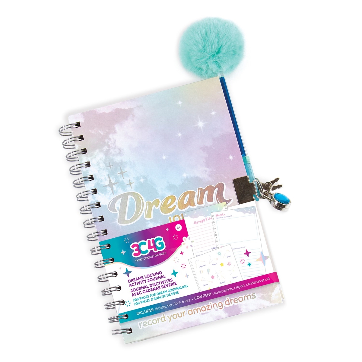 Picture of Make It Real MIR12008 Holowave Locking Activity Journal
