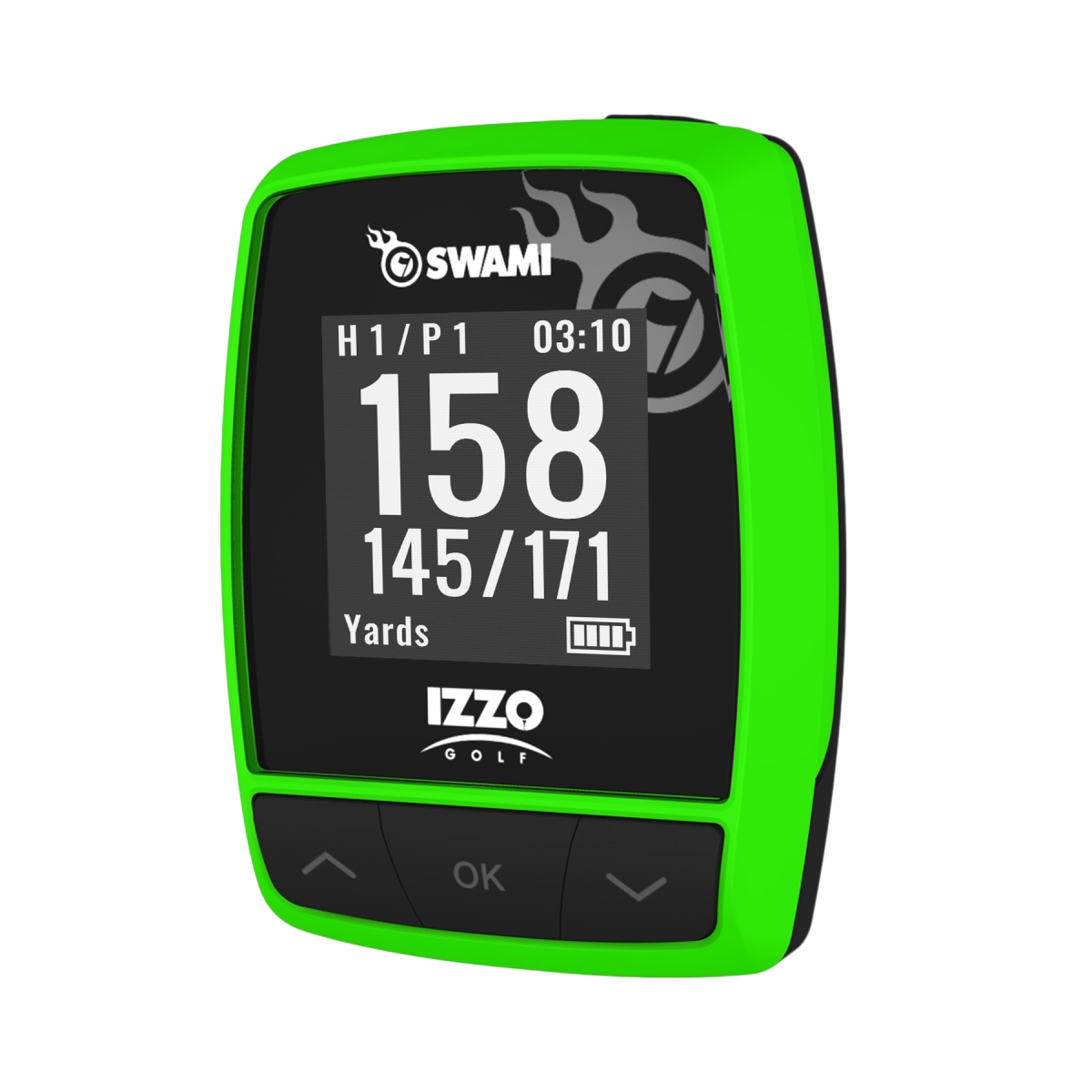 Picture of Izzo A44194 Swami Kiss Golf GPS&#44; Lime