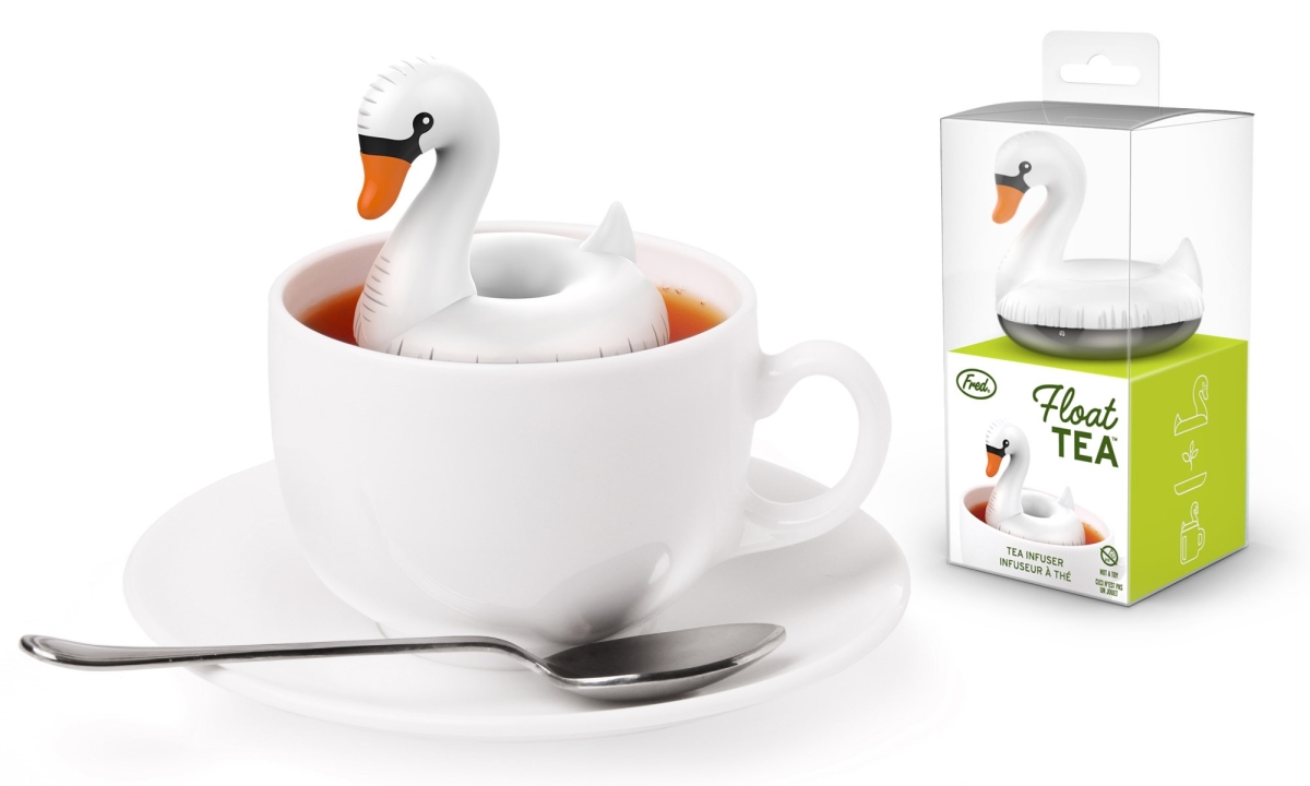 Picture of Fred & Friends 5238779 Float-Tea Swan Tea Infuser