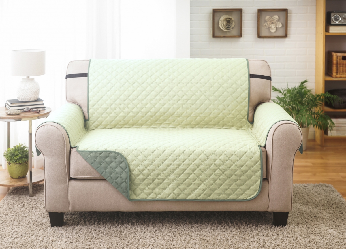 Picture of 212 Main LSSO-101 Love Seat Furniture Protector&#44; Olive & Sage