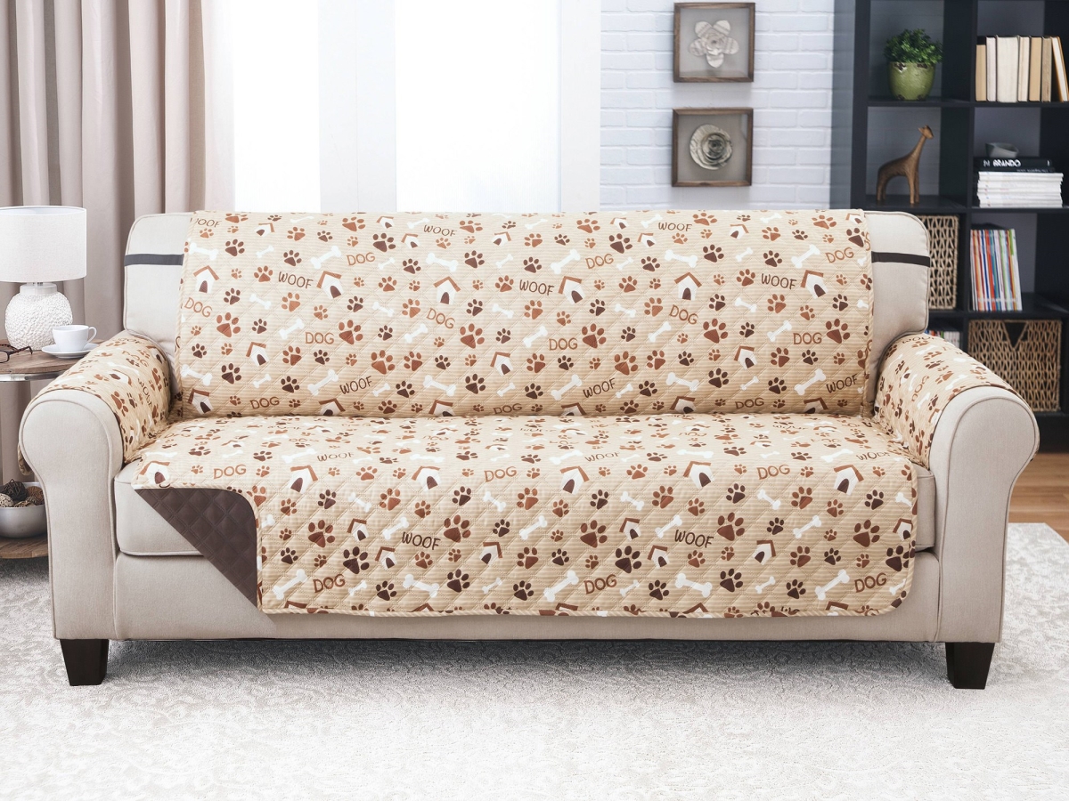 Picture of 212 Main 703032 Sofa Furniture Protector&#44; Woof Pet Print