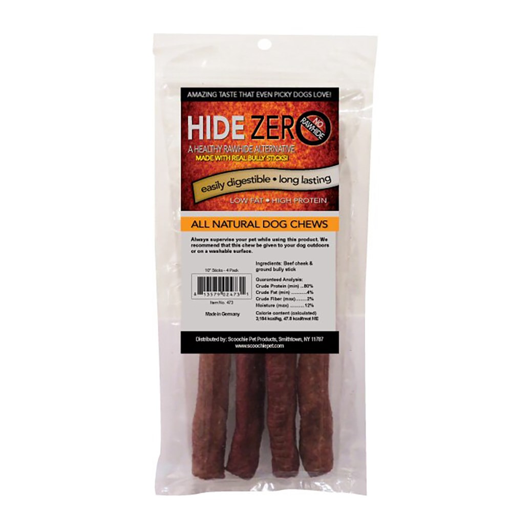 6 in. Bully Flavored Rawhide Alternative Chew in Zip Lock Bag - Pack of 6
