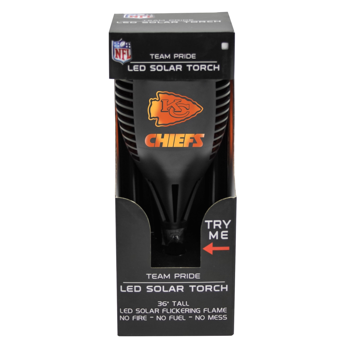 NFL Kansas City Chiefs Team Pride LED Solar Torch