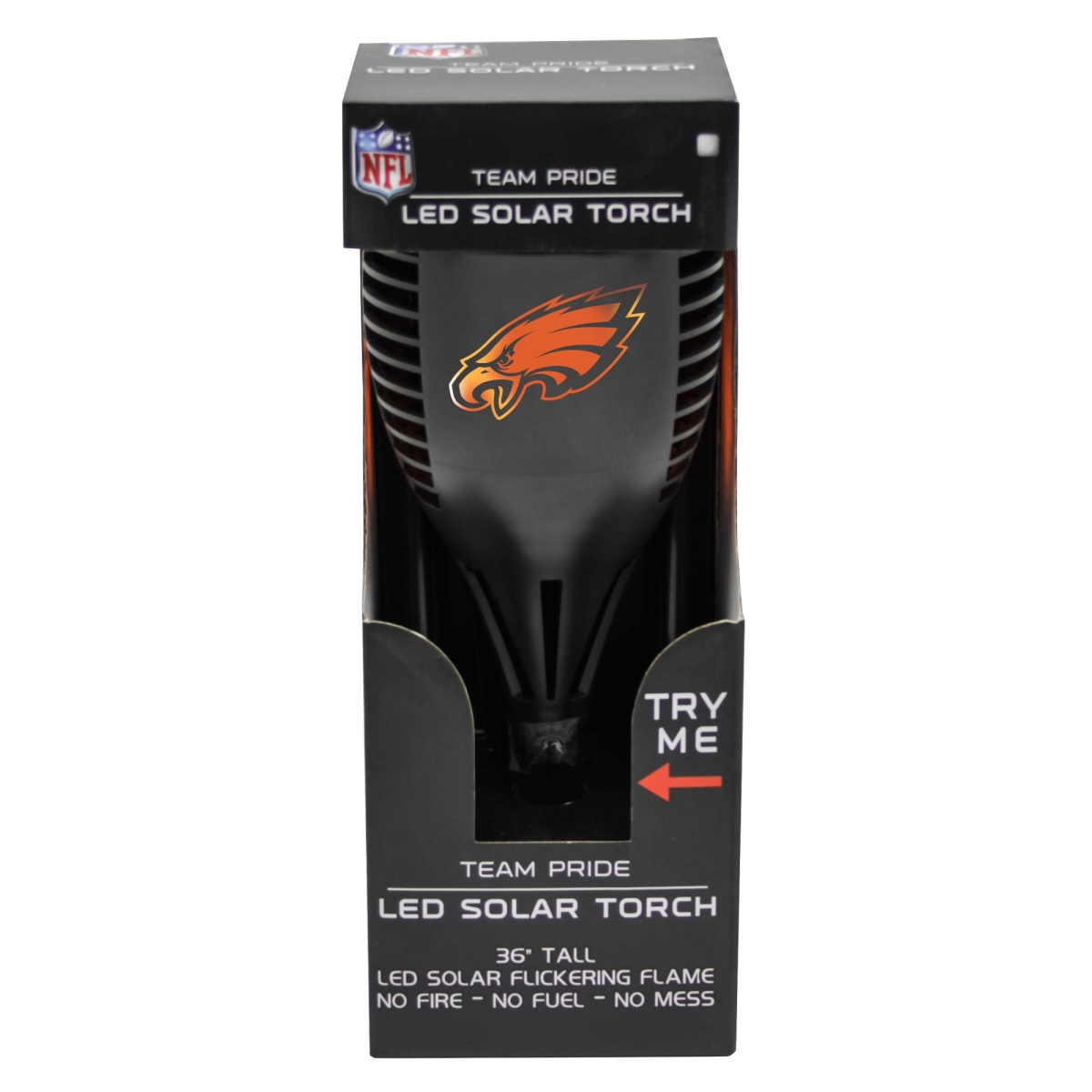 NFL Philadelphia Eagles Team Pride LED Solar Torch - 36 in.