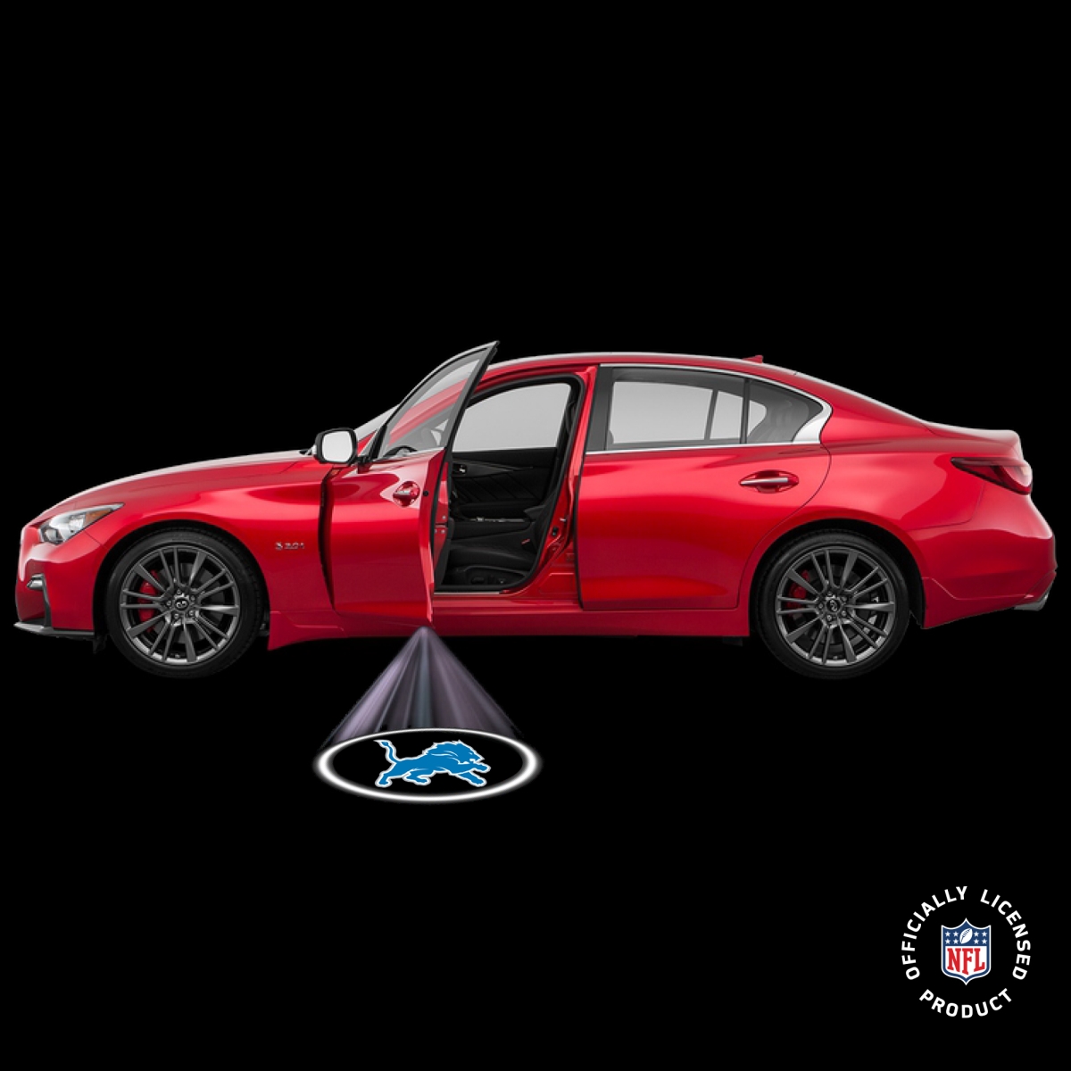 NFL Detroit Lions Team Pride LED Car Door Light