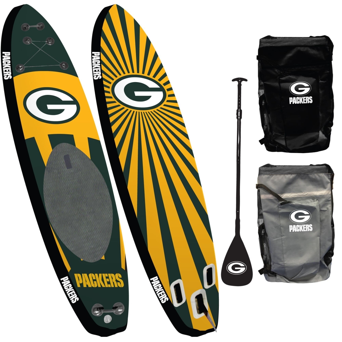 BCPDLBGRB Team Pride NFL Green Bay Packers Inflatable Stand Up Paddle Board -  SPORTICULTURE