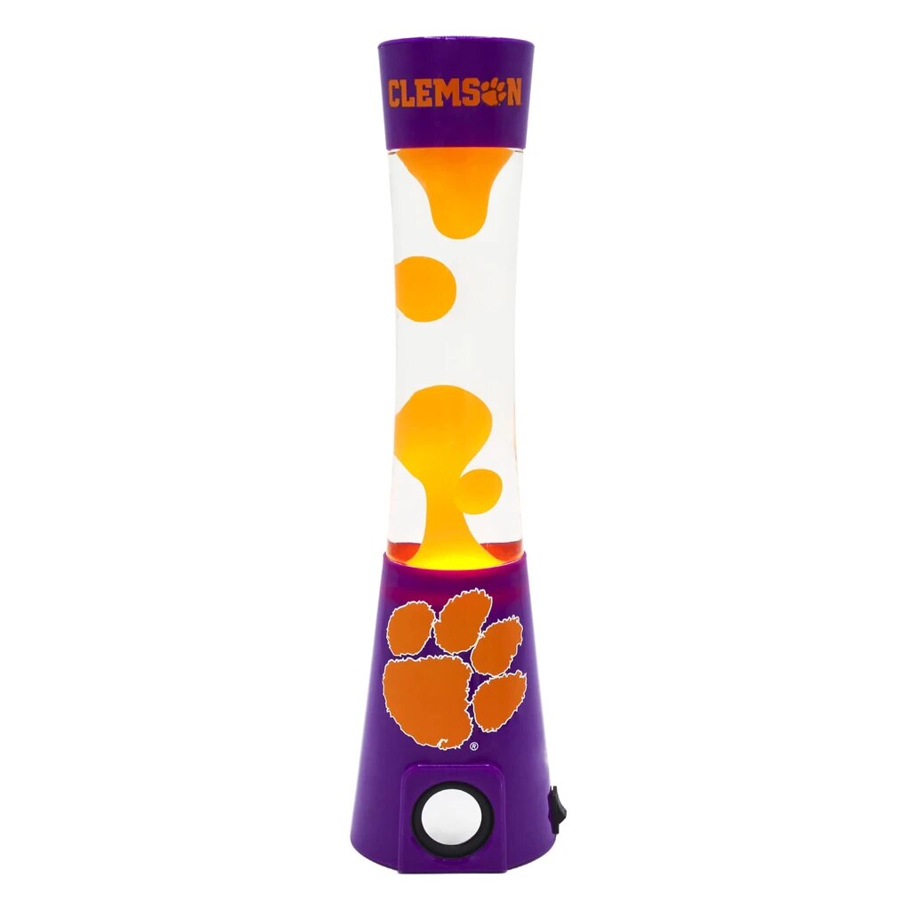MGLMPCLEM Team Pride NCAA - Clemson Tigers Magma Lamp Speaker
