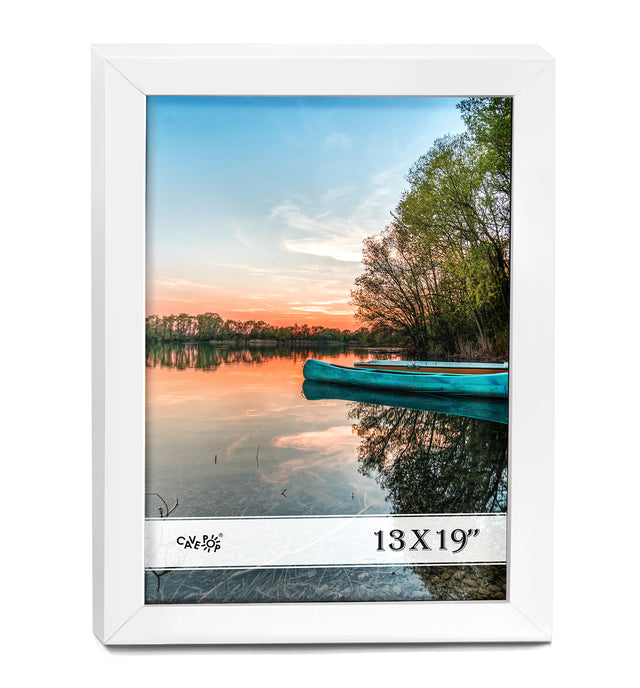 Picture of 212 Main SPF-1319P1-WT 13 x 19 in. Wood Picture Frame with Polished Plexiglass&#44; White