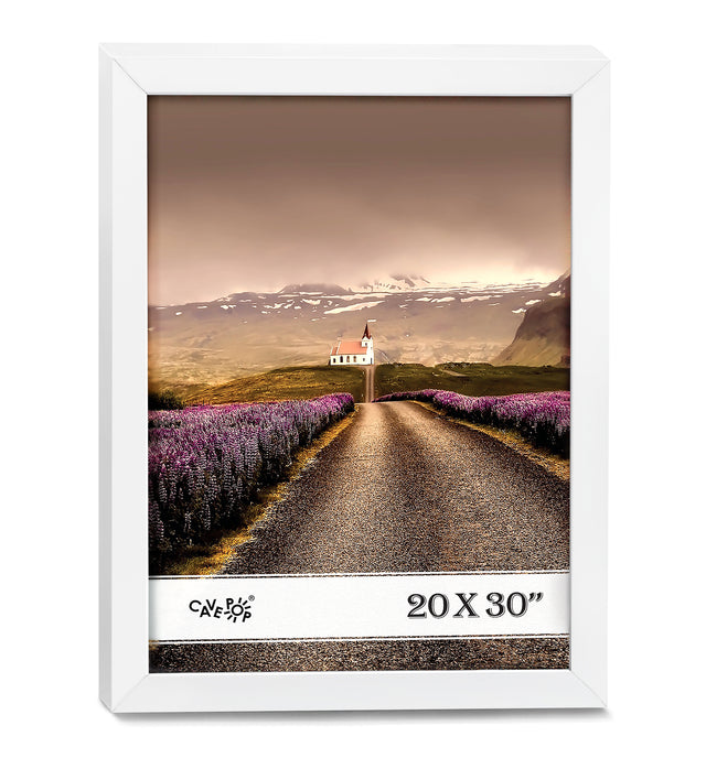 Picture of 212 Main SPF-2030P1-WT 20 x 30 in. Wood Picture Frame with Polished Plexiglass&#44; White