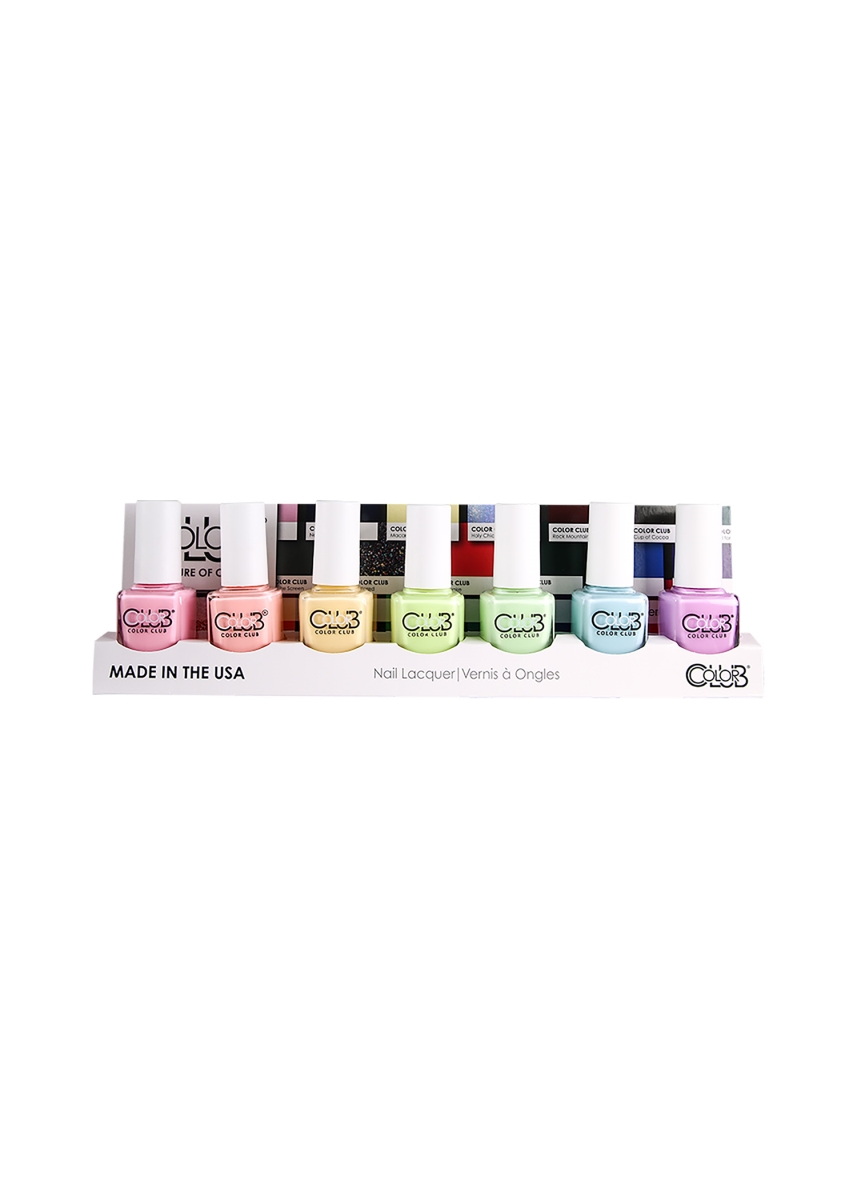 Picture of 212 Main 05KPASNEON7 Color Club Nail Polish Gift Set&#44; Pastel Neon - 7 Piece