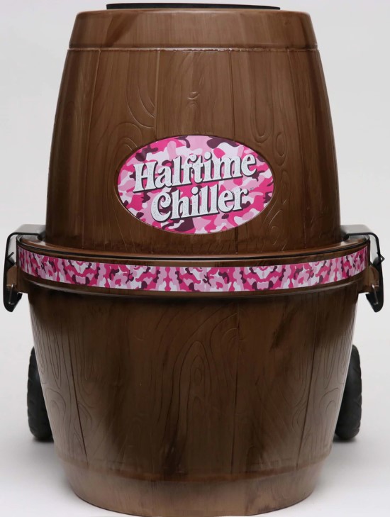 Picture of 212 Main HTC-PKCAMO Halftime Chiller Rolling Cooler&#44; Hot Pink - Camo