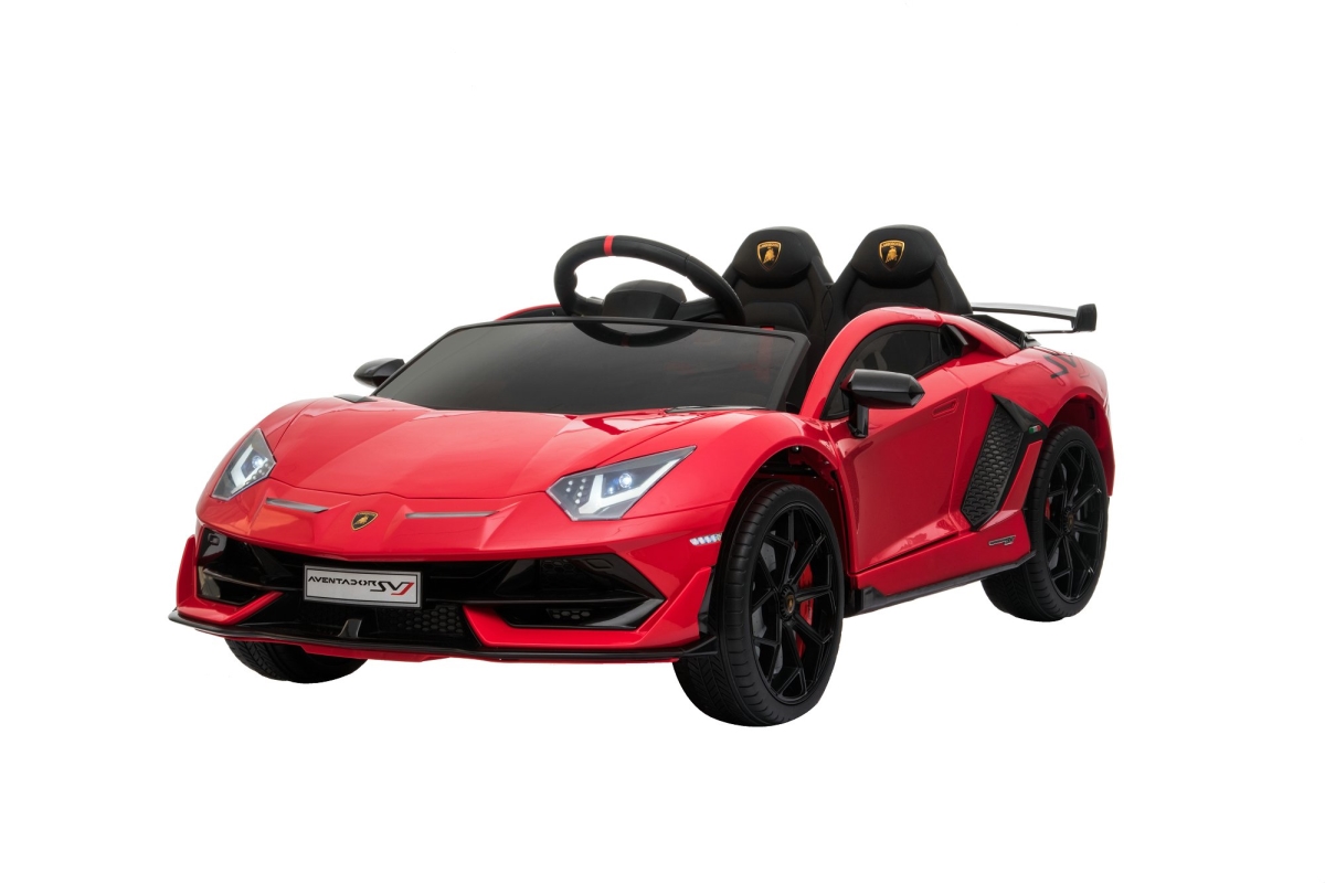 Picture of 212 Main HL328RED 12V Lamborghini Aventador 1 Seater Ride On Toy Car&#44; Red
