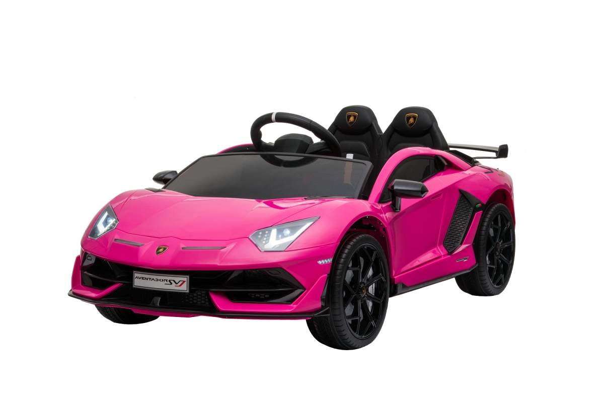 Picture of 212 Main HL328PINK 12V Lamborghini Aventador 1 Seater Ride On Toy Car&#44; Pink